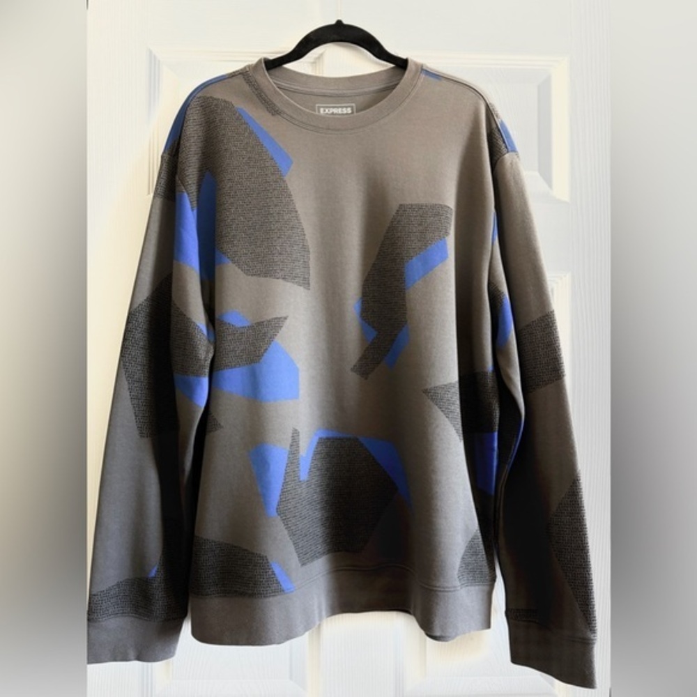 Express Gray Crewneck Sweatshirt